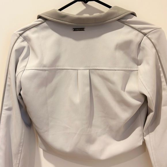 Maniere de Voir Grey Tailored Cropped Blazer XS - Picture 7 of 8